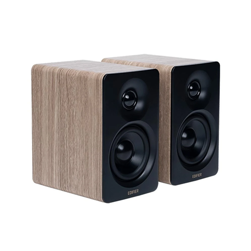 Edifier M60 Classic Oak Speaker Left Side