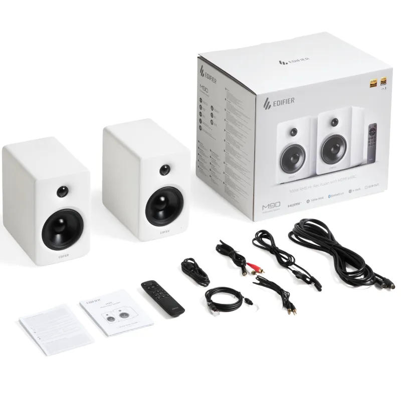 Edifier M90 White Speaker & Accessories Edifier M90 White Speaker & Accessories