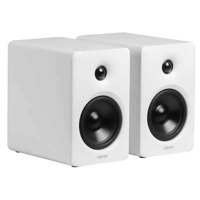 Edifier M90 White Speaker Left Side View Edifier M90 White Speaker Left Side View