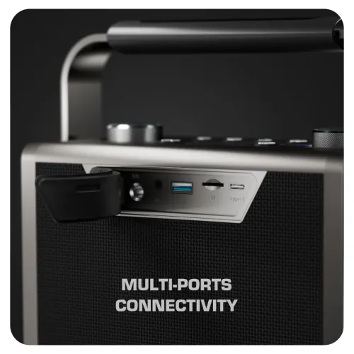 HiFuture MusicSoul-200 220W Bluetooth Black Speaker connecting Panel HiFuture MusicSoul-200 220W Bluetooth Black Speaker connecting Panel